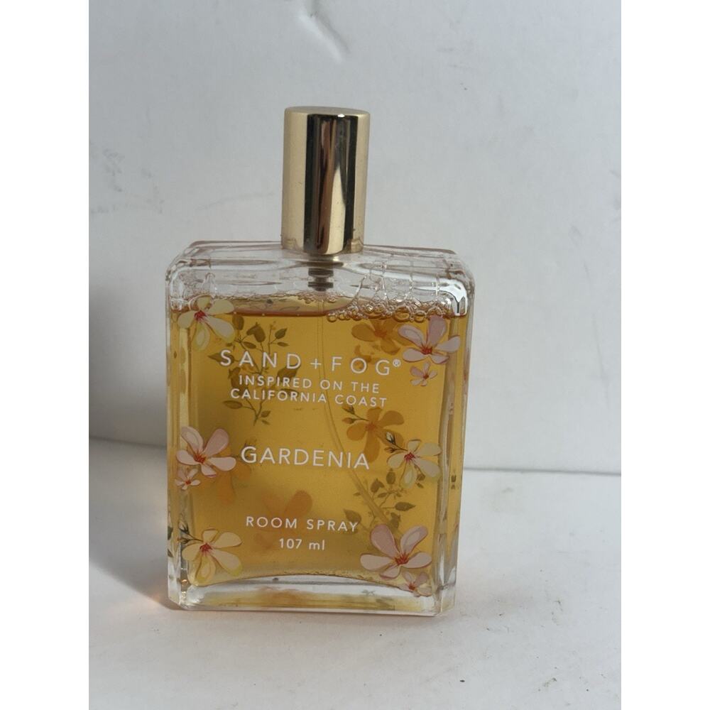 Sand + Fog Gardenia Room Spray 100ml California Coast Glass Bottle Original